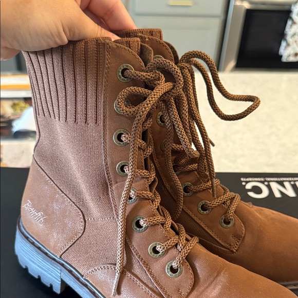 Brown Blowfish Women's combat Boots - Picture 4 of 6